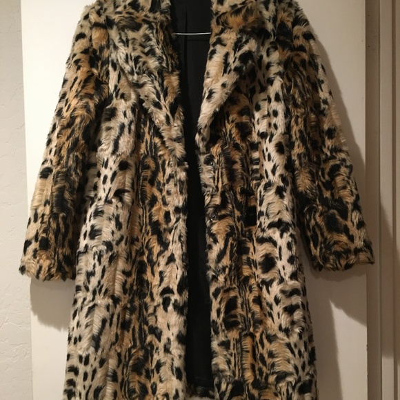 love token leopard coat